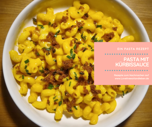 Pasta mit Kürbissauce
